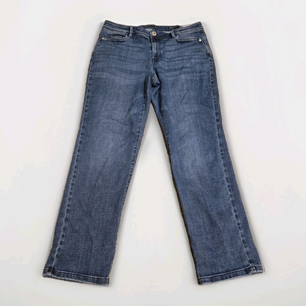 J. Jill Jeans Women's Size 10 Authentic Fit Slim Ankle Blue Denim Mid Rise